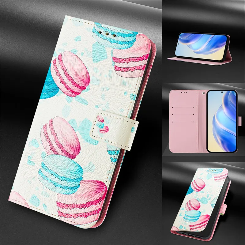 Retro Flower Design Wallet Leather Case For OPPO Reno13 F FS Reno 13F 4G 13 Pro 5G Reno13F Coque Magnetic Flip Cover Phone Bags