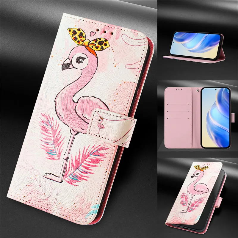 Retro Flower Design Wallet Leather Case For OPPO Reno13 F FS Reno 13F 4G 13 Pro 5G Reno13F Coque Magnetic Flip Cover Phone Bags