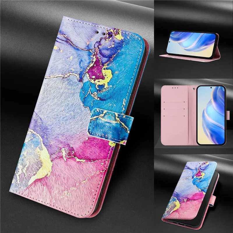 Retro Flower Design Wallet Leather Case For OPPO Reno13 F FS Reno 13F 4G 13 Pro 5G Reno13F Coque Magnetic Flip Cover Phone Bags