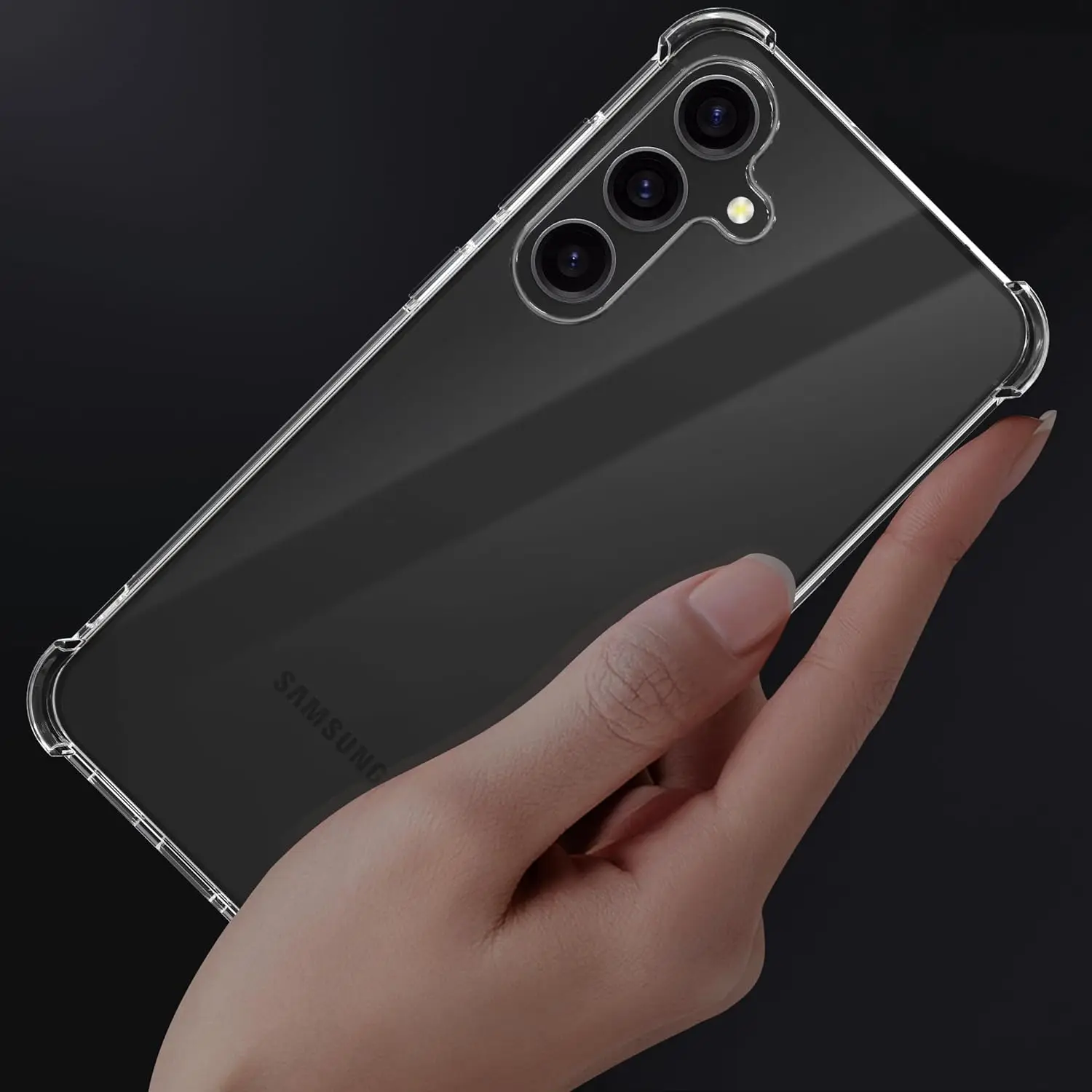Shockproof Silicone Case For Samsung Galaxy S26 S25 S24 S23 S21 FE S22 Ultra Plus 5G Clear Ultra Thin Soft Cover S25 Edge Shell