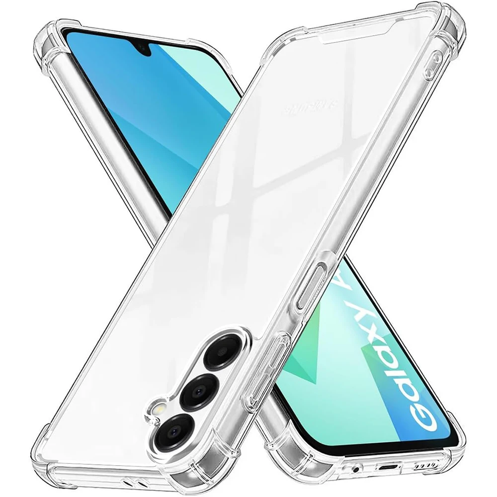 Acrylic Hybrid Hard Back Cover Case For Samsung Galaxy A17 A07 A56 A36 A16 A55 A35 A15 A54 A14 4g 5g Clear Shockproof Soft Shell