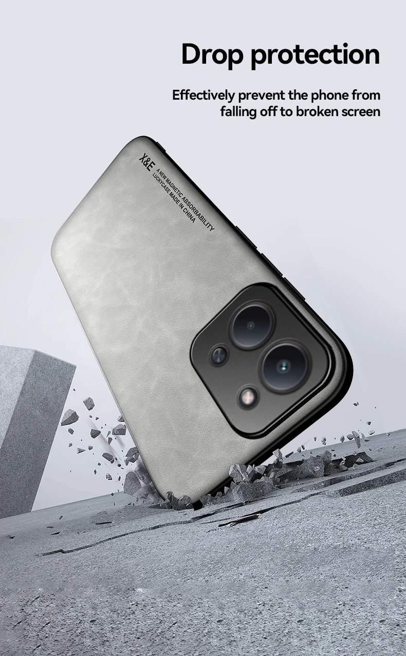 Shockproof Case for Redmi 15C Global 171MM Protective Cover Magnetic Car Holder Phone Coque Fundas Capa For for Redmi 15C 4G 5G