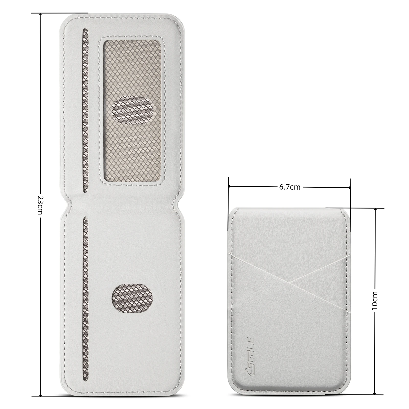 Detachable Leather Wallet Magnetic Phone Holder For Magsafe iPhone 17 Air 16 15 14 Plus 13 12 Pro Max Stand Bank ID Card Cover
