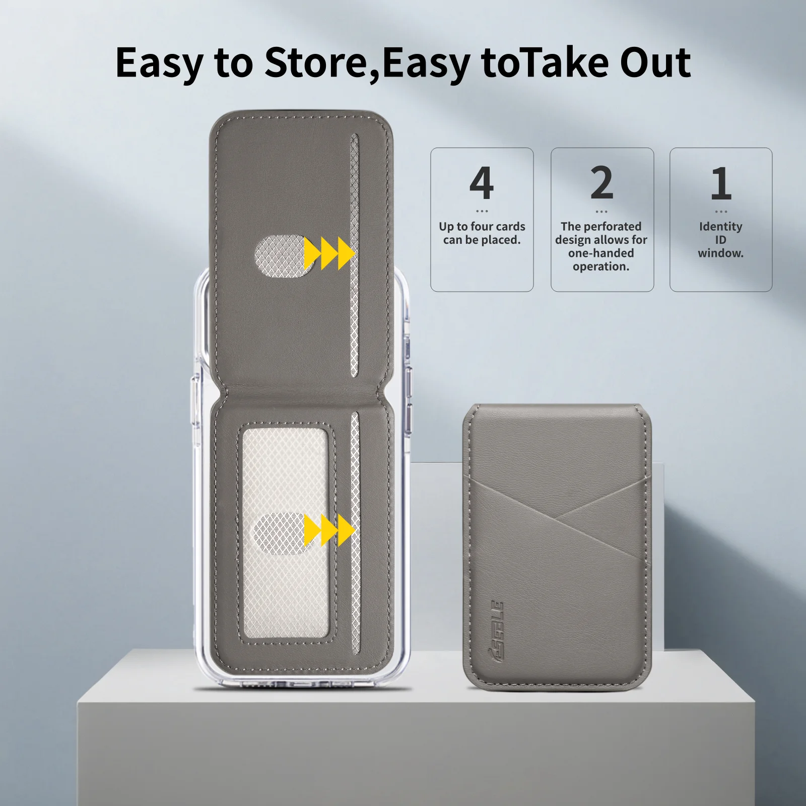 Detachable Leather Wallet Magnetic Phone Holder For Magsafe iPhone 17 Air 16 15 14 Plus 13 12 Pro Max Stand Bank ID Card Cover