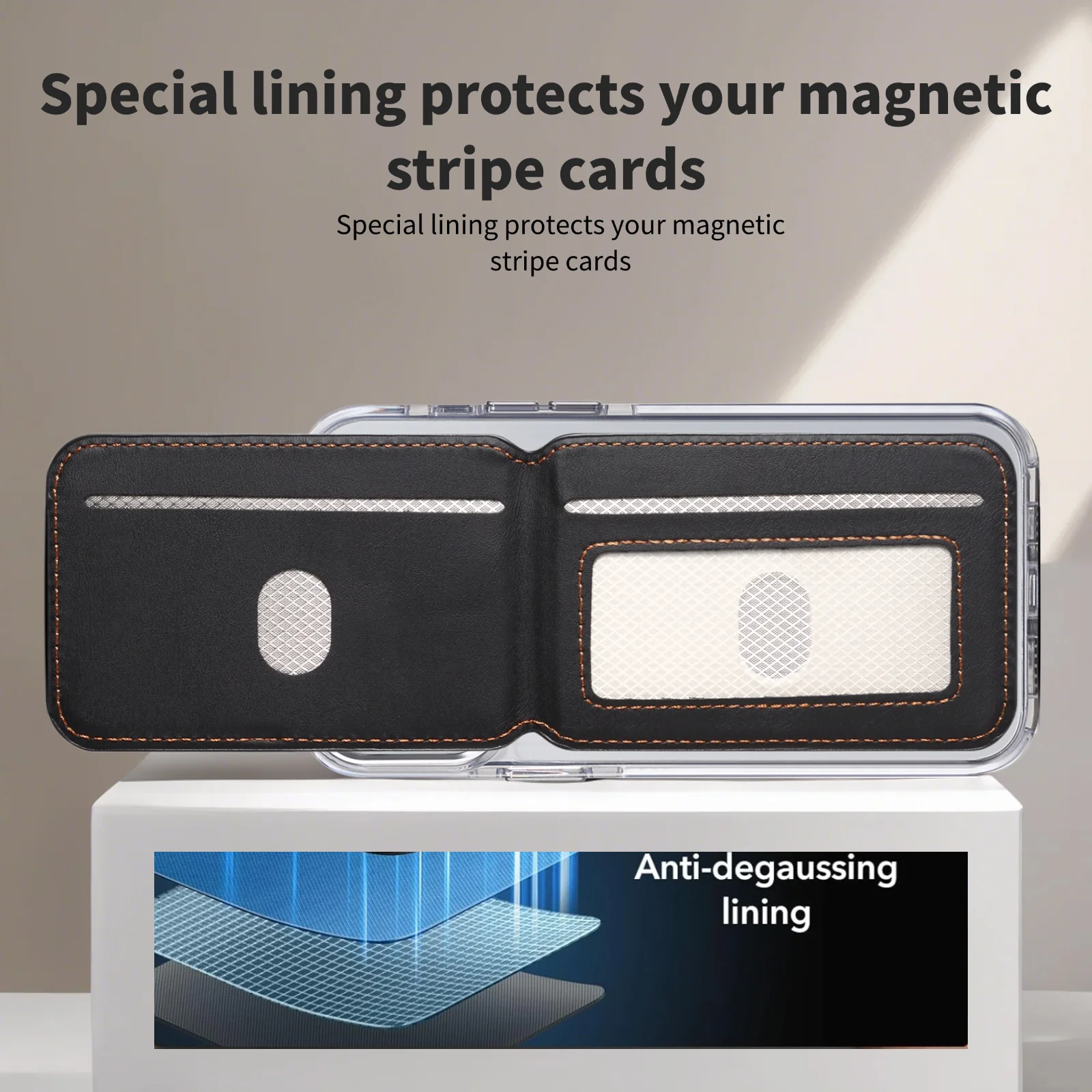 Detachable Leather Wallet Magnetic Phone Holder For Magsafe iPhone 17 Air 16 15 14 Plus 13 12 Pro Max Stand Bank ID Card Cover