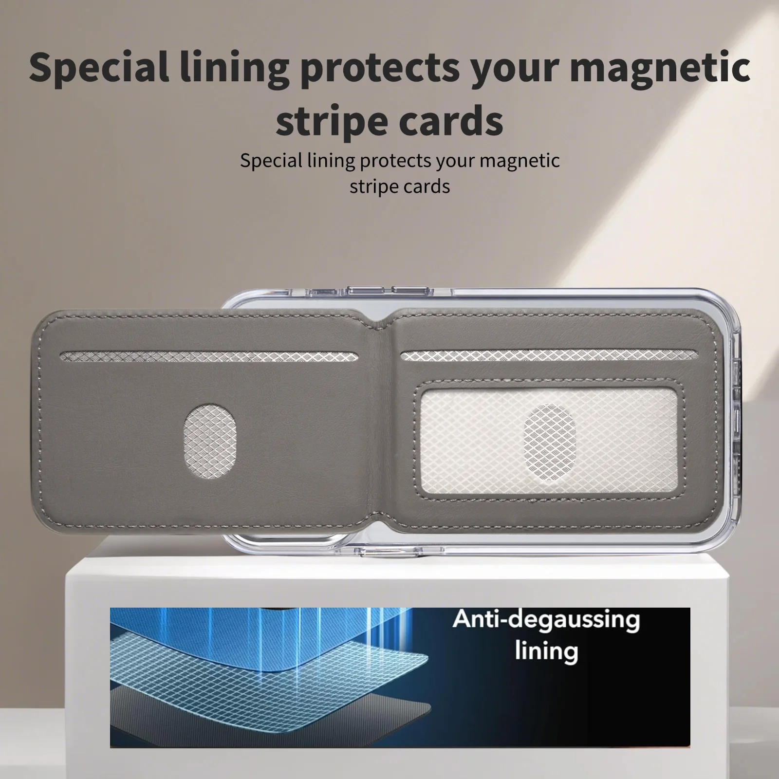 Detachable Leather Wallet Magnetic Phone Holder For Magsafe iPhone 17 Air 16 15 14 Plus 13 12 Pro Max Stand Bank ID Card Cover
