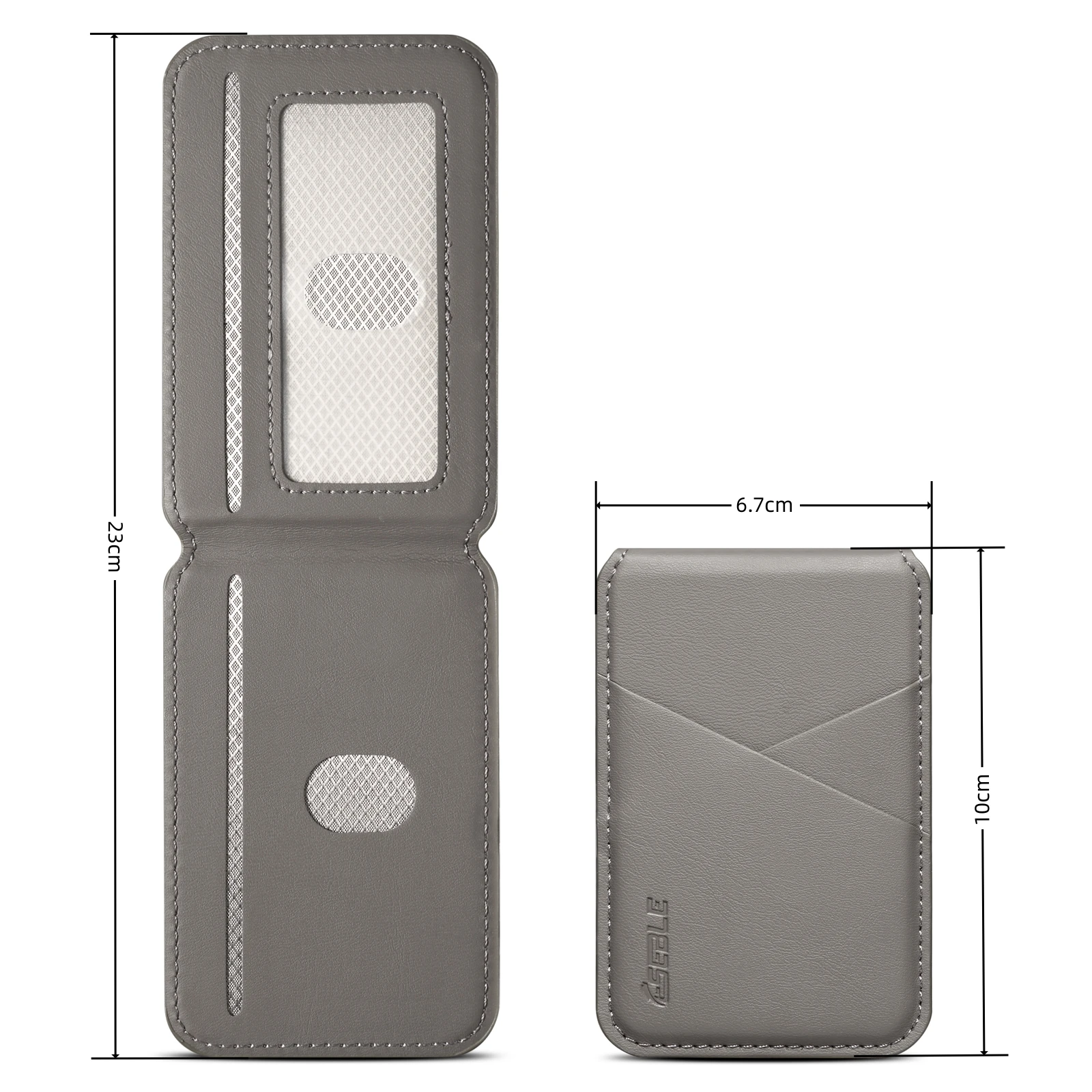 Detachable Leather Wallet Magnetic Phone Holder For Magsafe iPhone 17 Air 16 15 14 Plus 13 12 Pro Max Stand Bank ID Card Cover