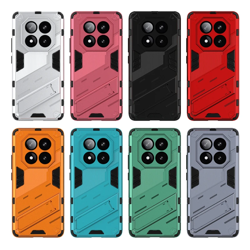 For Redmi Note 14 Pro 5G Case Cover Xiaomi Redmi Note 14 Pro Plus 5G Capas Shockproof Phone Back Holder Fundas Redmi Note 14 5G