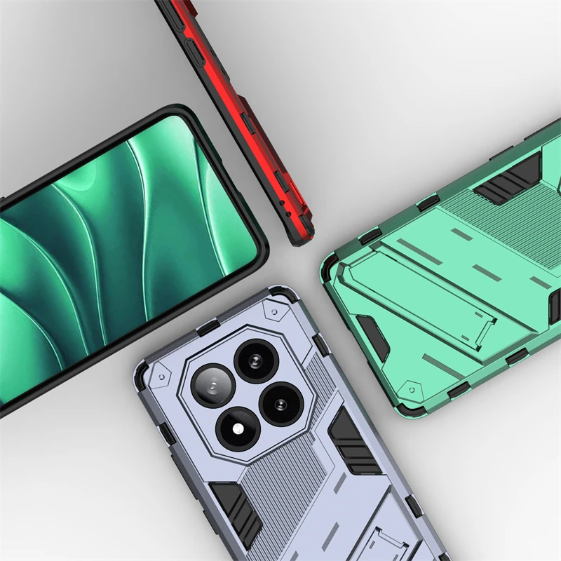 For Redmi Note 14 Pro 5G Case Cover Xiaomi Redmi Note 14 Pro Plus 5G Capas Shockproof Phone Back Holder Fundas Redmi Note 14 5G