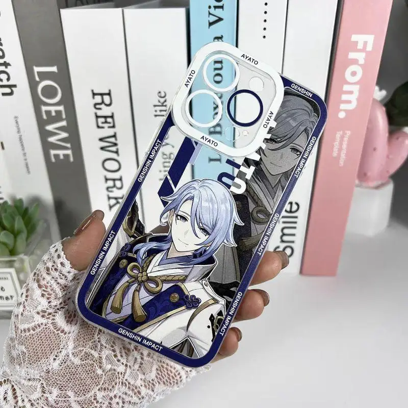 Case for Iphone 17 16 15 Pro Max 11 12 13 14 Pro Max 16e 17 Air 17Pro 16 Plus 13 Mini 16Pro Cover Wanderer Hu Tao Genshin Impact