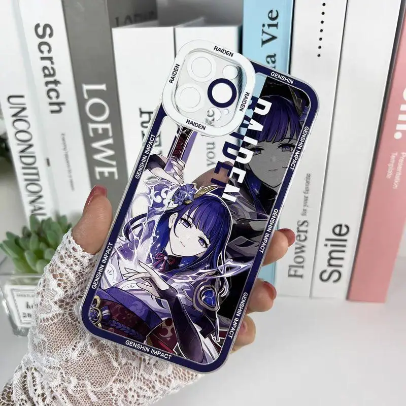 Case for Iphone 17 16 15 Pro Max 11 12 13 14 Pro Max 16e 17 Air 17Pro 16 Plus 13 Mini 16Pro Cover Wanderer Hu Tao Genshin Impact