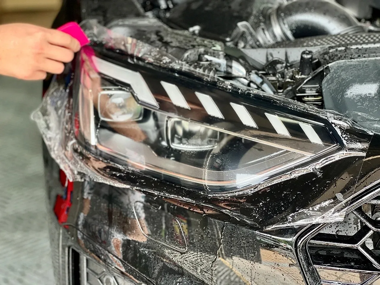 1/2/3/15M Ppf Self-healing TPU Car Headlight Anti Scratches Wrap Film Protective Car Taillights Film