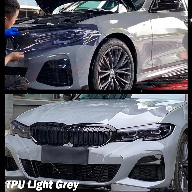 1/2/3/15M Ppf Self-healing TPU Car Headlight Anti Scratches Wrap Film Protective Car Taillights Film