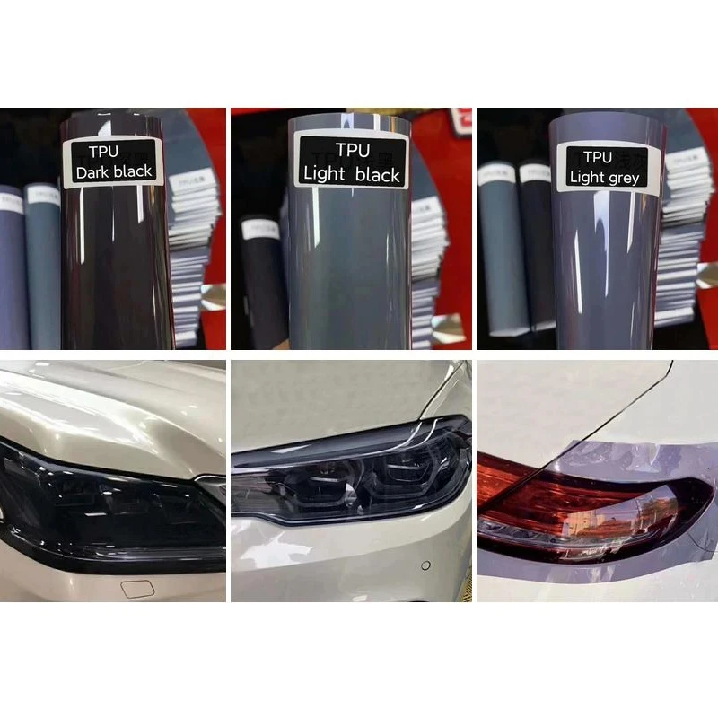 1/2/3/15M Ppf Self-healing TPU Car Headlight Anti Scratches Wrap Film Protective Car Taillights Film