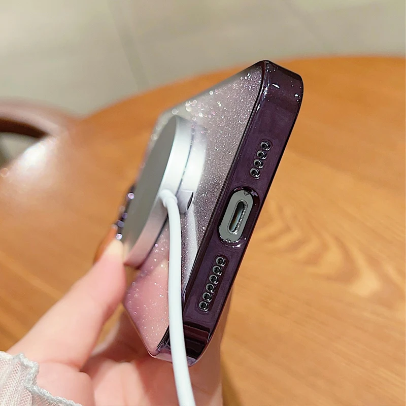 Crossbody Lanyard With Magsafe Case For Samsung Galaxy S25 S24 S23 S22 Ultra S23 FE Plus Magnetic Protection Soft Cover