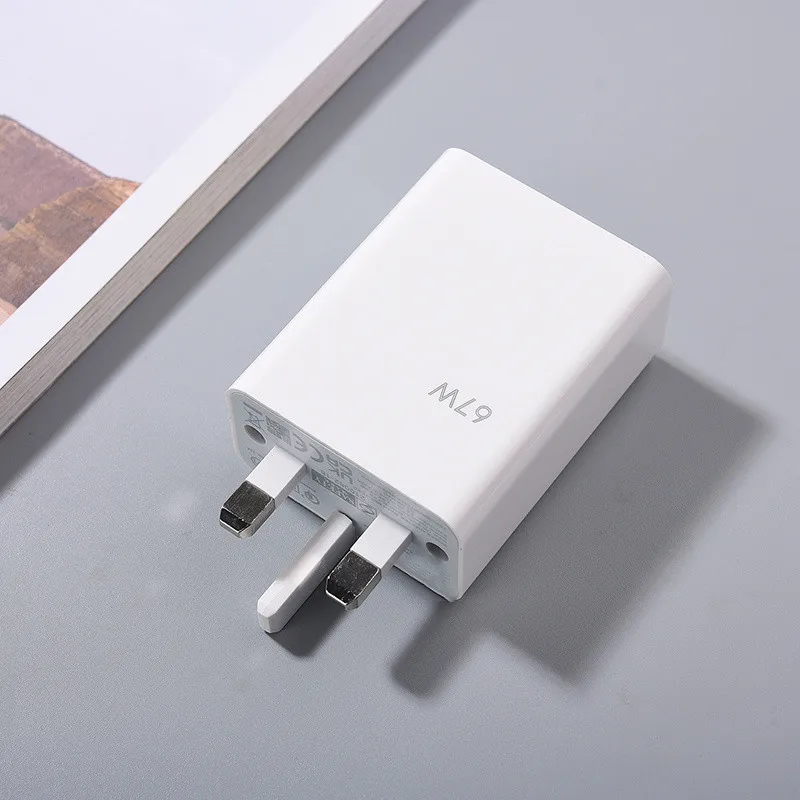 For Xiaomi 67W Fast Charger UK Plug Turbo Charge Adapter 6A Usb Type C Cable For Mi 14 12 11 13 10 10T POCO X5 Redmi Note 12 13