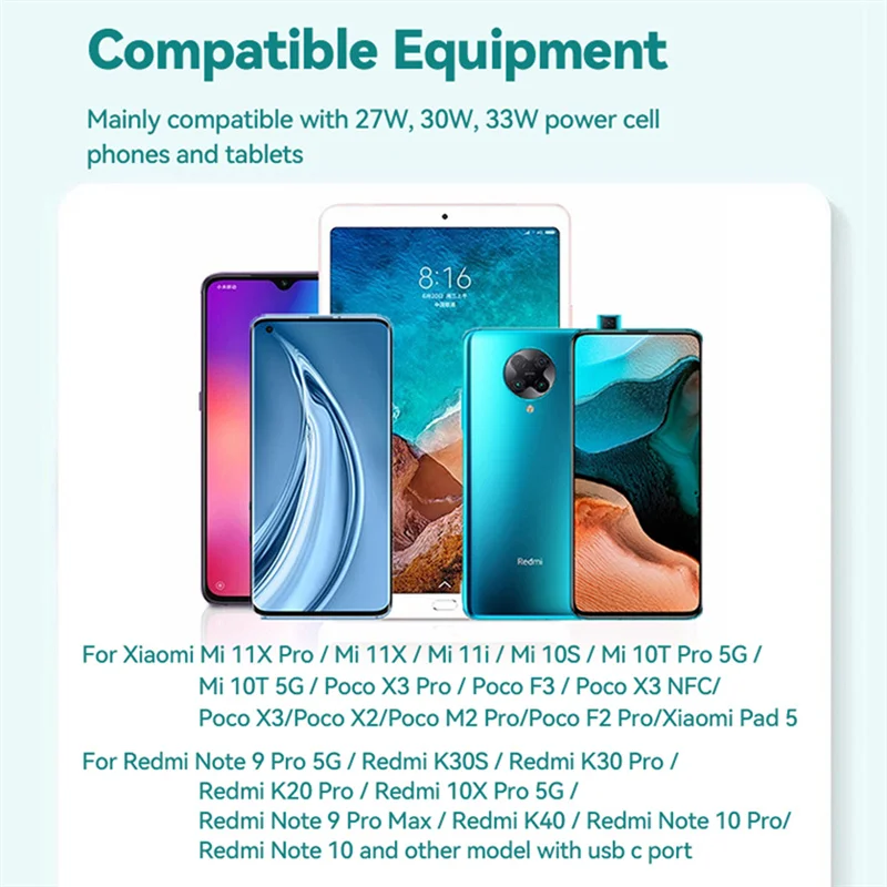 For Xiaomi 67W Fast Charger UK Plug Turbo Charge Adapter 6A Usb Type C Cable For Mi 14 12 11 13 10 10T POCO X5 Redmi Note 12 13