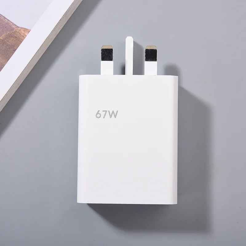 For Xiaomi 67W Fast Charger UK Plug Turbo Charge Adapter 6A Usb Type C Cable For Mi 14 12 11 13 10 10T POCO X5 Redmi Note 12 13