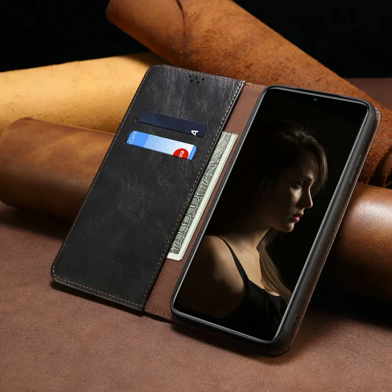 For Samsung Galaxy A55 5G Luxury Case Magnet Leather Book Coque Samsung A56 A 55 56 A37 A35 A25 A15 A16 A36 A26 A17 Flip Cover
