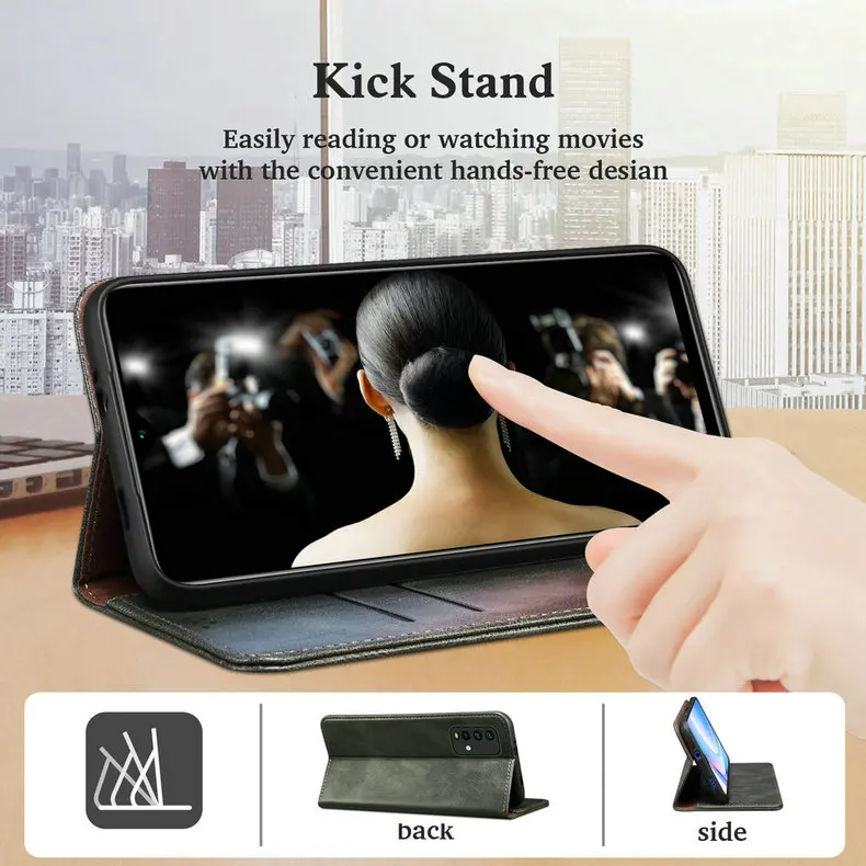For Samsung Galaxy A55 5G Luxury Case Magnet Leather Book Coque Samsung A56 A 55 56 A37 A35 A25 A15 A16 A36 A26 A17 Flip Cover