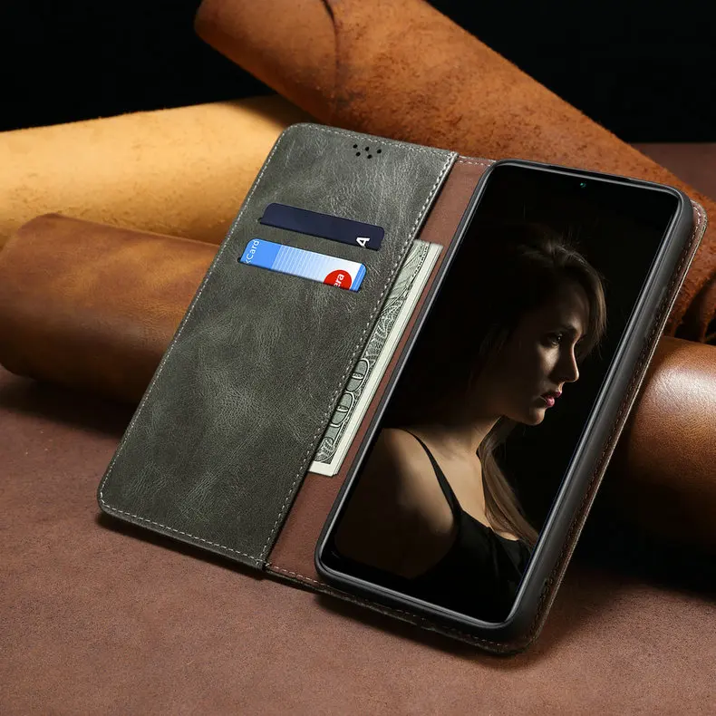 For Samsung Galaxy A55 5G Luxury Case Magnet Leather Book Coque Samsung A56 A 55 56 A37 A35 A25 A15 A16 A36 A26 A17 Flip Cover