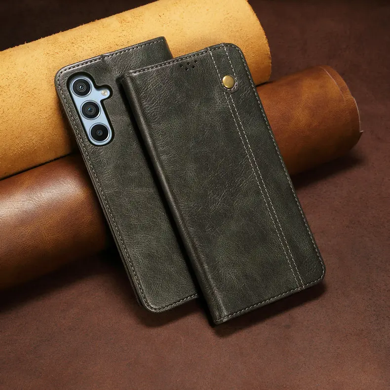 For Samsung Galaxy A55 5G Luxury Case Magnet Leather Book Coque Samsung A56 A 55 56 A37 A35 A25 A15 A16 A36 A26 A17 Flip Cover
