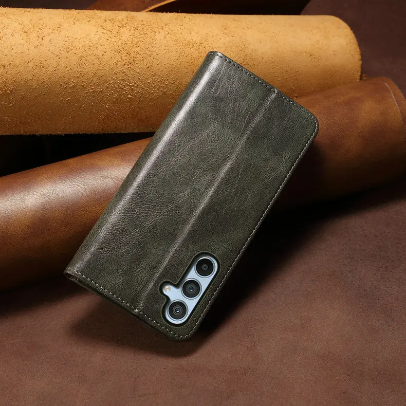 For Samsung Galaxy A55 5G Luxury Case Magnet Leather Book Coque Samsung A56 A 55 56 A37 A35 A25 A15 A16 A36 A26 A17 Flip Cover