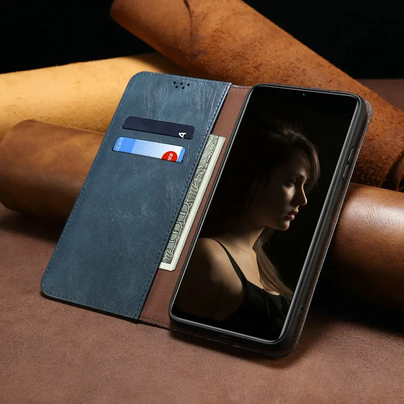 For Samsung Galaxy A55 5G Luxury Case Magnet Leather Book Coque Samsung A56 A 55 56 A37 A35 A25 A15 A16 A36 A26 A17 Flip Cover