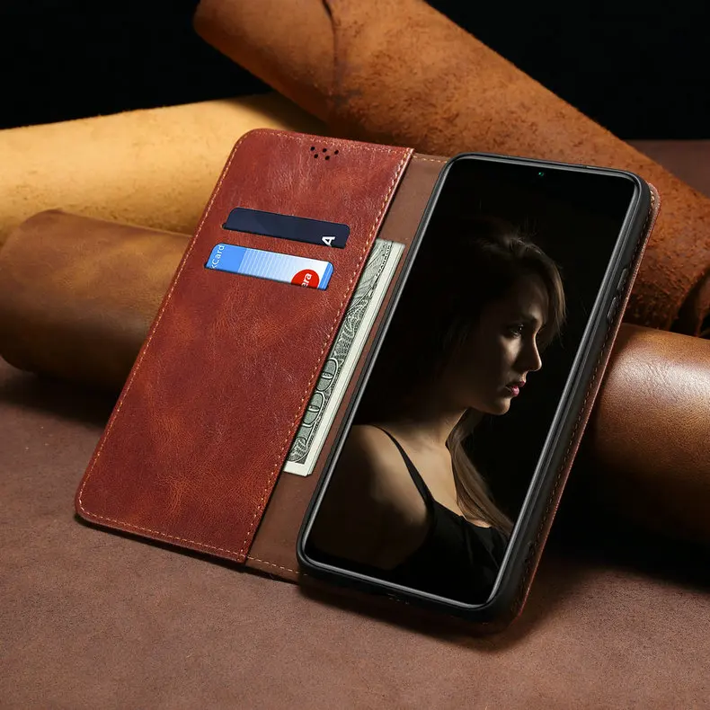 For Samsung Galaxy A55 5G Luxury Case Magnet Leather Book Coque Samsung A56 A 55 56 A37 A35 A25 A15 A16 A36 A26 A17 Flip Cover