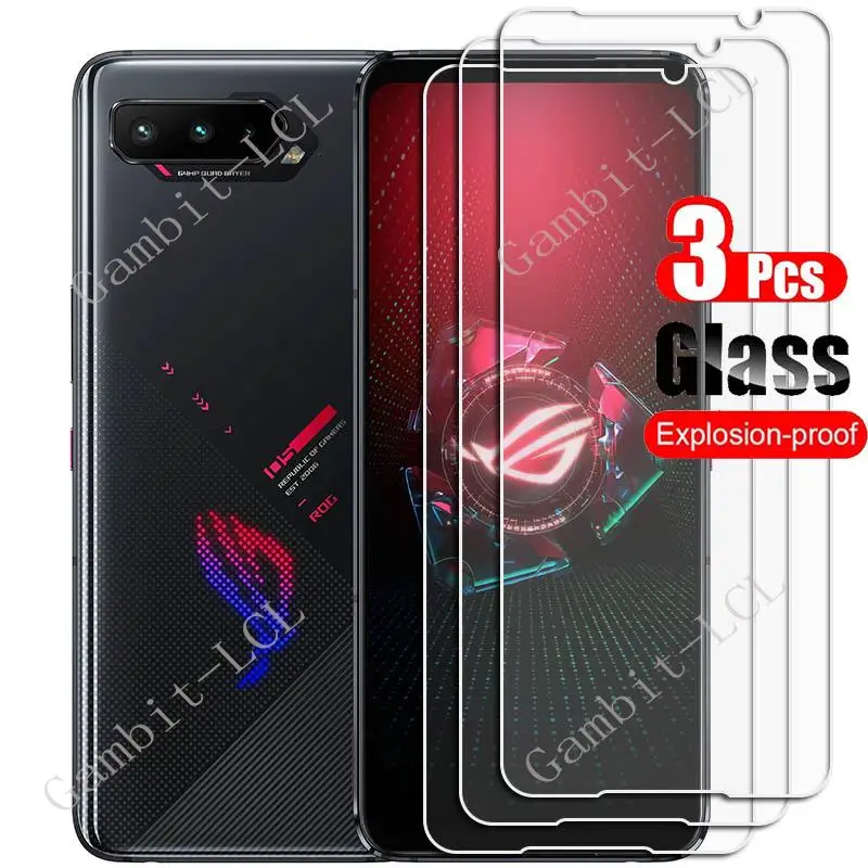 3PCS For ASUS ROG Phone 7 Ultimate 6D 6 Pro 5 5S 3 2 Zenfone 10 9 8 Flip 7 Zenfone10 ROG6 Screen Protector Tempered Glass Film