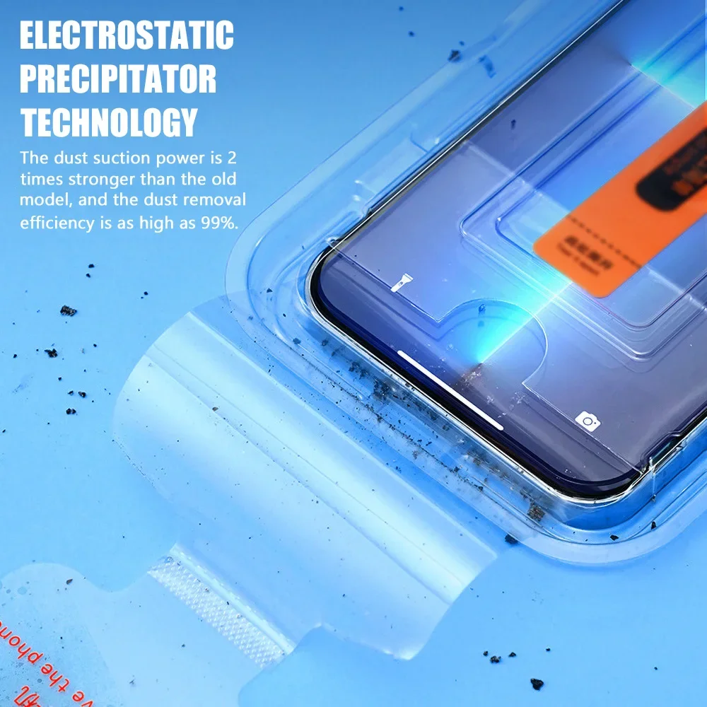 2PCs Dust Free Easy Installation Screen Protector For Samsung S25 S24 Ultra S23 FE S22 S21 S25+ S24+ A35 A55 A16 A54 A51 A52 A53