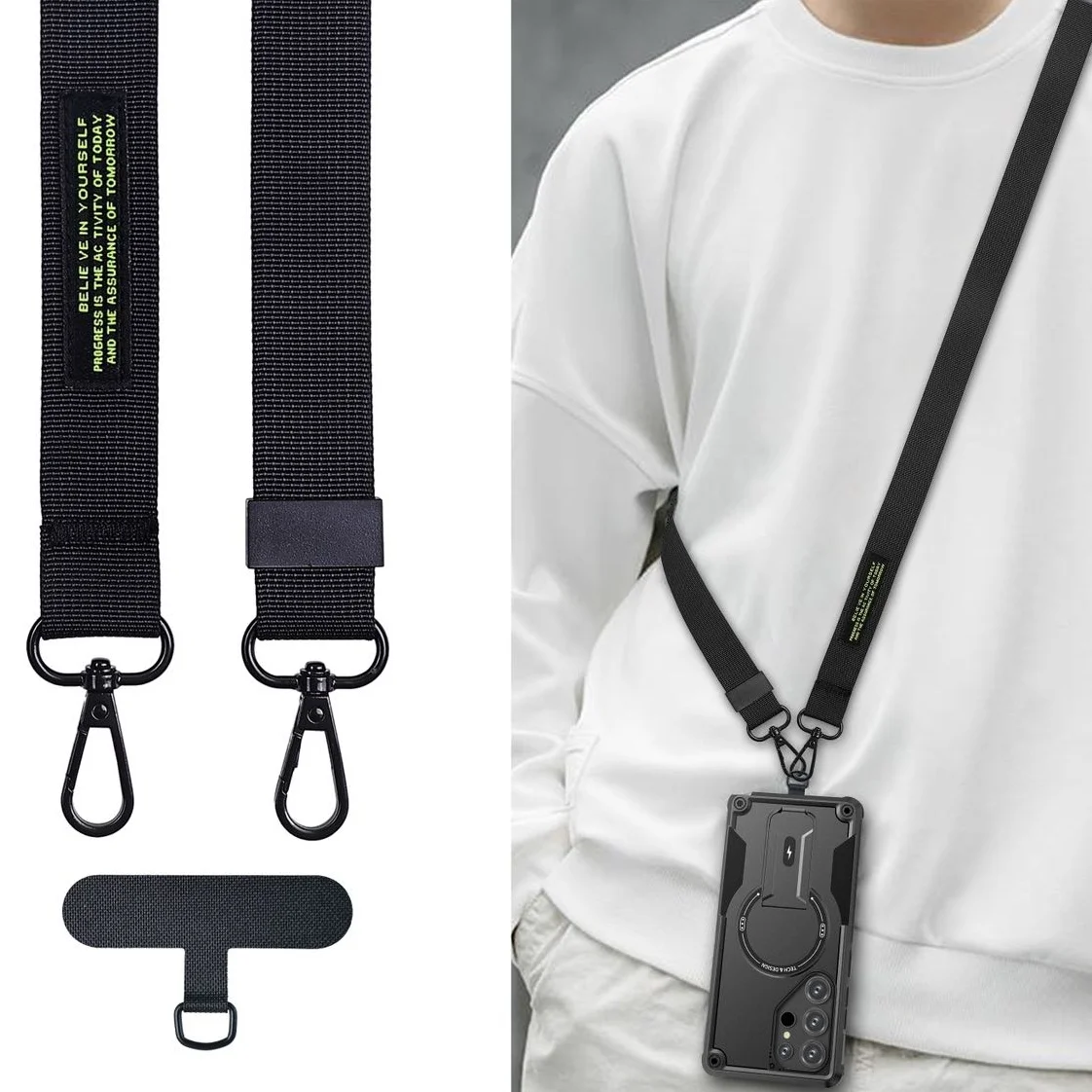 Phone Strap Strong Case for Samsung Galaxy S26 FE A57 Ultra S25 S24 Plus A17 A37 A26 A56 A36 A16 A55 A35 A15 A14 A54 Cover Cases