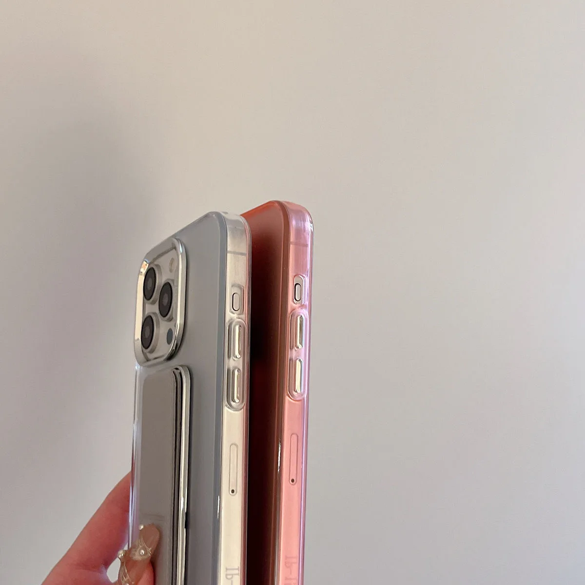 For iPhone 17 16 15 14 18 Pro Max Case Wrist Strap Magnetic Stand Kickstand PC Hard Protective Case for iPhone 18 Support Cover