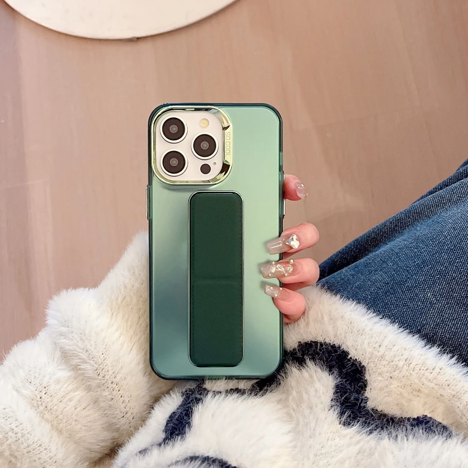 For iPhone 17 16 15 14 18 Pro Max Case Wrist Strap Magnetic Stand Kickstand PC Hard Protective Case for iPhone 18 Support Cover