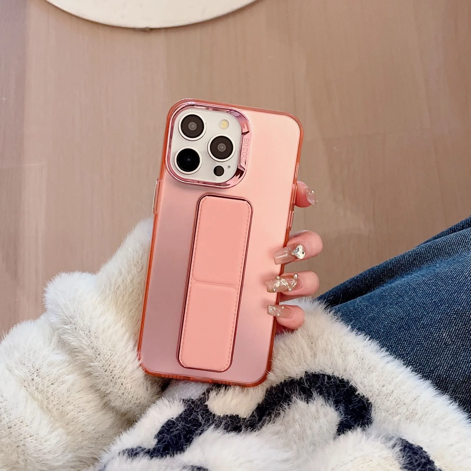 For iPhone 17 16 15 14 18 Pro Max Case Wrist Strap Magnetic Stand Kickstand PC Hard Protective Case for iPhone 18 Support Cover
