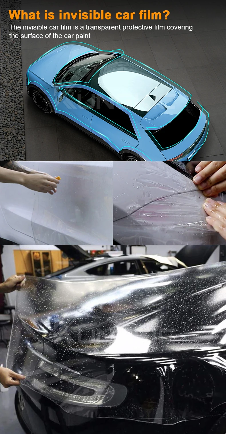 TPU Original Car body Stickers Anti-collision Transparent Protective Film For Hyundai IONIQ 5 2022-23 Headlight Rearview Mirror