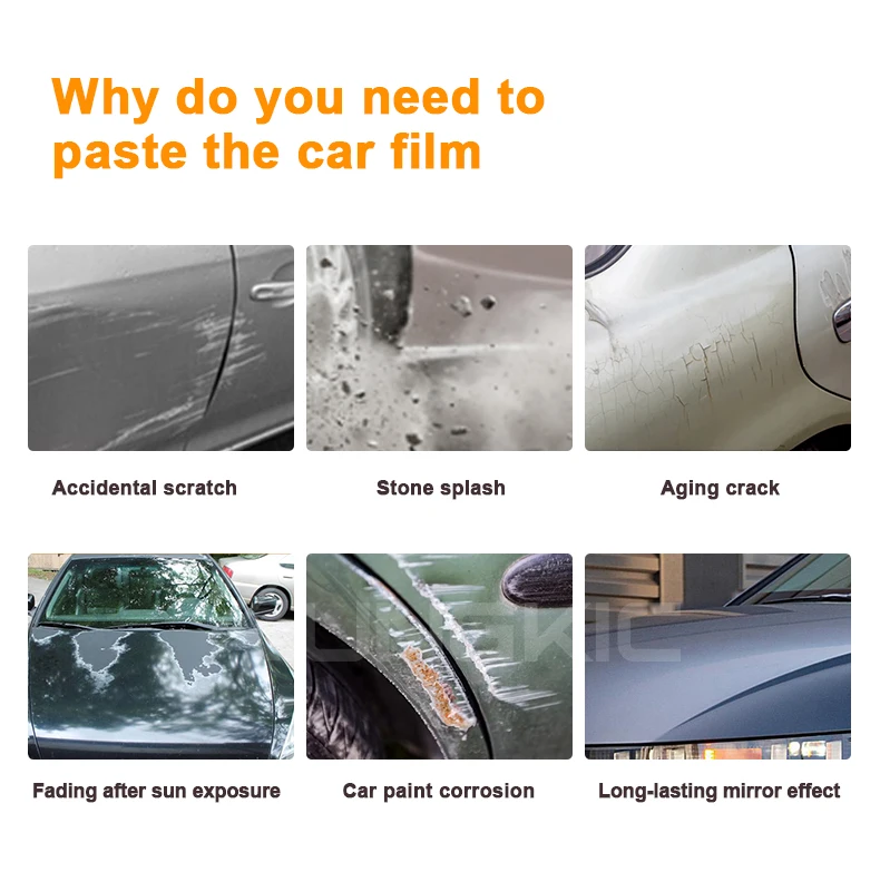 TPU Original Car body Stickers Anti-collision Transparent Protective Film For Hyundai IONIQ 5 2022-23 Headlight Rearview Mirror