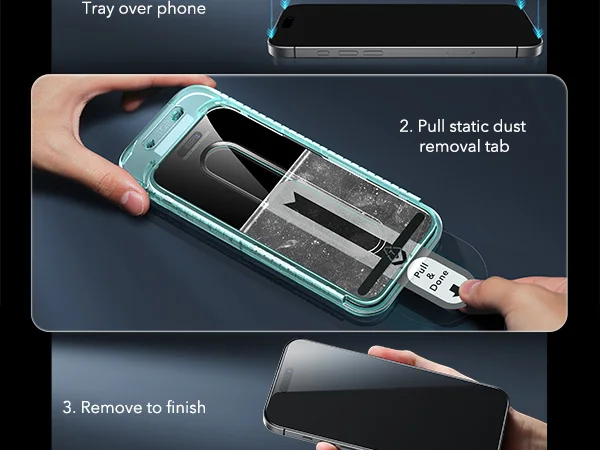 ESR 3 Pack for iPhone 14/13/13 Pro Screen Protector Anti-Peek HD Tempered Glass Screen Film For iphone 16e(SE4)