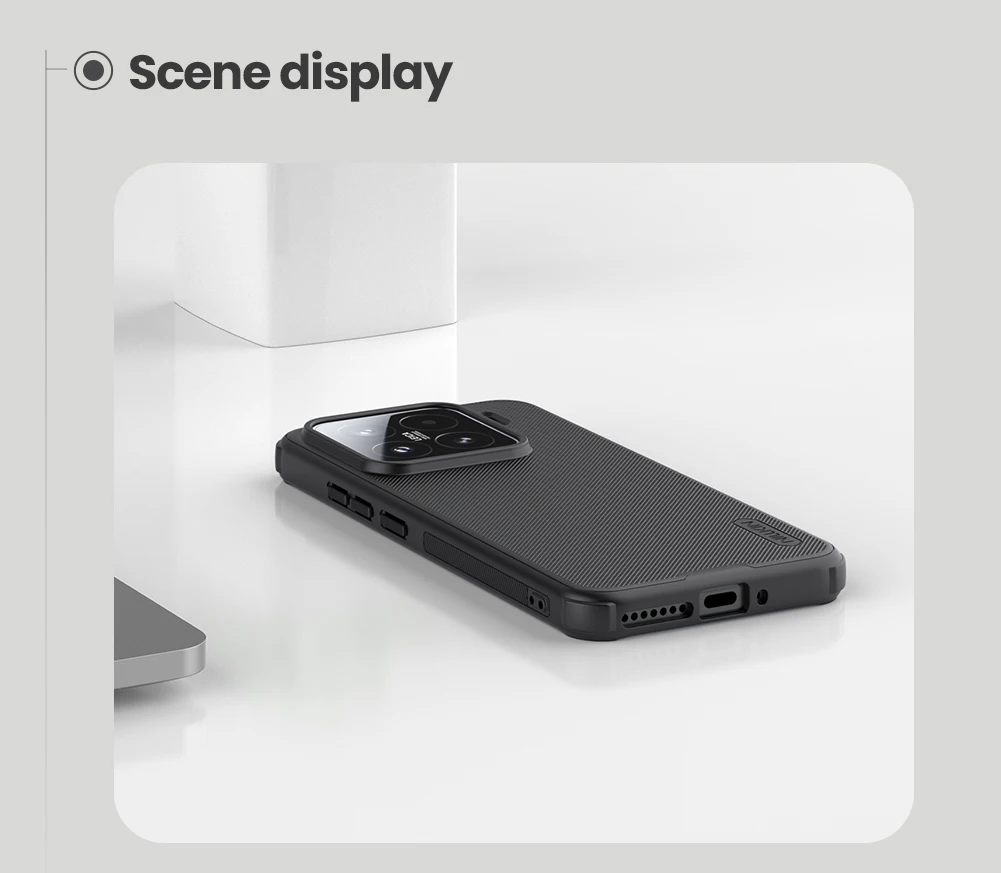 Nillkin for Xiaomi Mi 15 5G Case Super Frosted Shield Magnetic Ultra-Thin Hard for Slim Soft Edge Back Cover