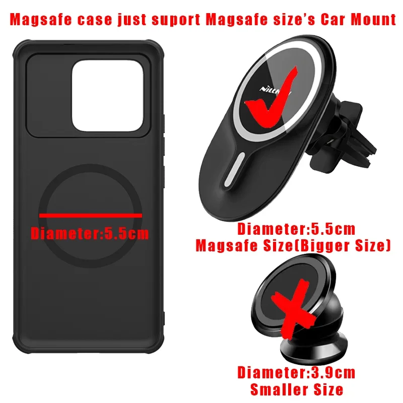Nillkin for Xiaomi Mi 15 5G Case Super Frosted Shield Magnetic Ultra-Thin Hard for Slim Soft Edge Back Cover