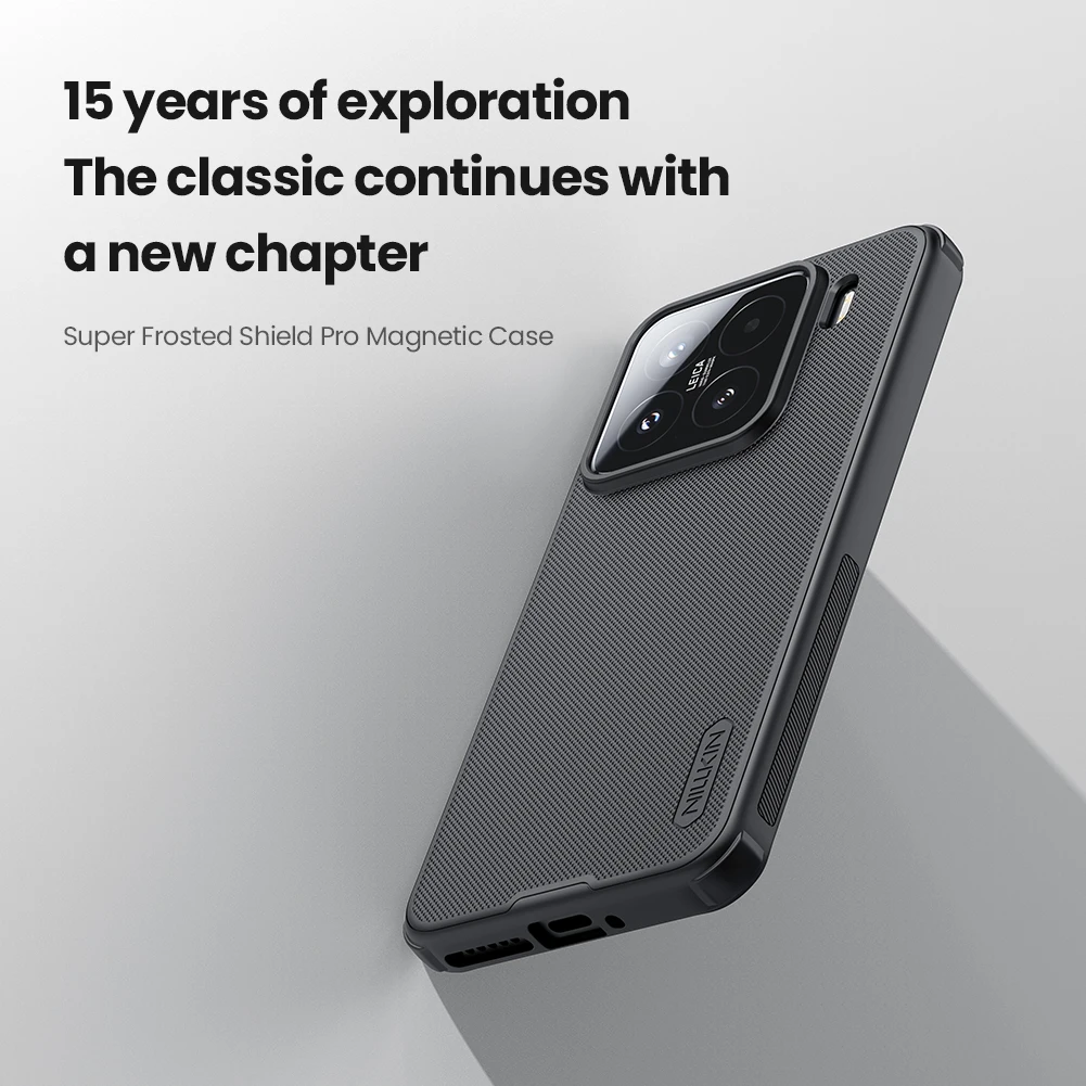Nillkin for Xiaomi Mi 15 5G Case Super Frosted Shield Magnetic Ultra-Thin Hard for Slim Soft Edge Back Cover