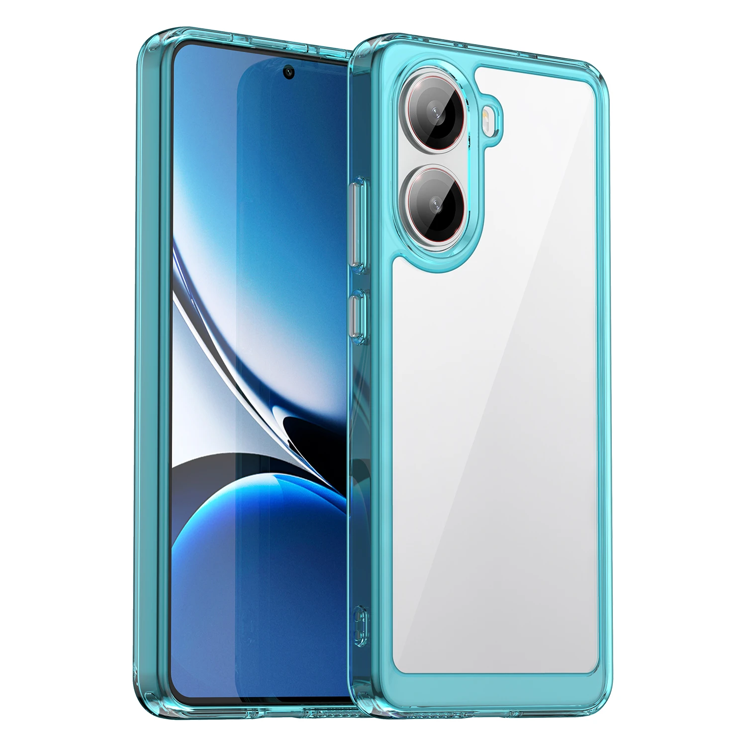 Transparent Colorful TPU Case for Xiaomi Poco X7 Pro 5G Protective Cover Clear Fundas Coque Capa