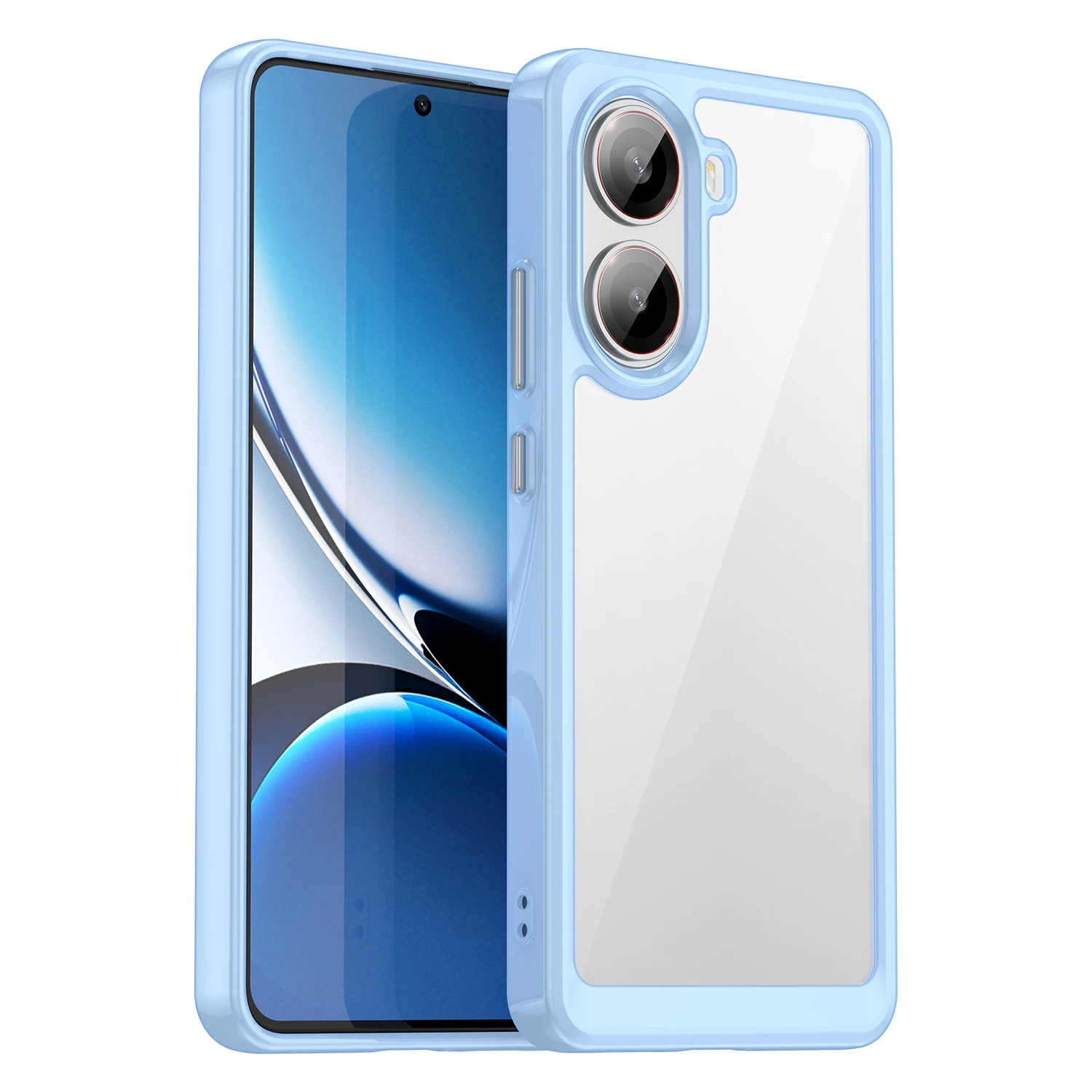 Transparent Colorful TPU Case for Xiaomi Poco X7 Pro 5G Protective Cover Clear Fundas Coque Capa