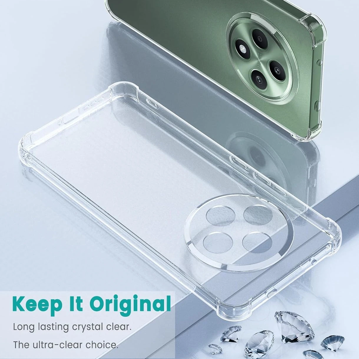 Four-Corners Shockproof TPU Case for OPPO Reno 12F 12FS 5G Reno12 F FS Protective Cover Clear Capa Fundas Coque