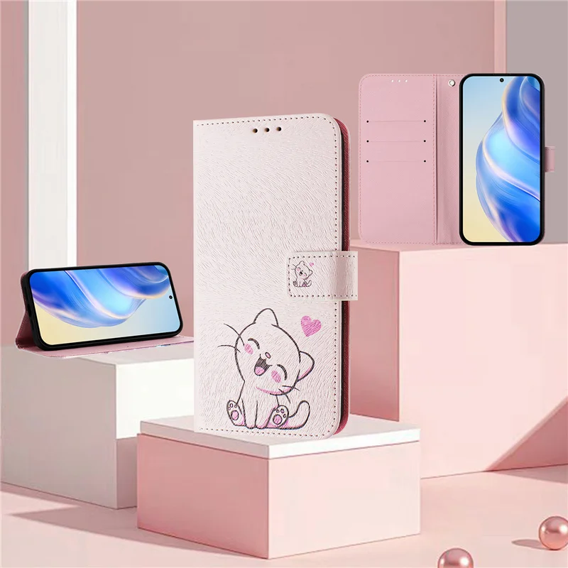 Flip Wallet Book Cover for Coque Xiaomi Redmi A5 A4 A3 Turbo 3 4 Turbo3 Note 14 Pro 5G Case Leather Protective Phone Case Fundas