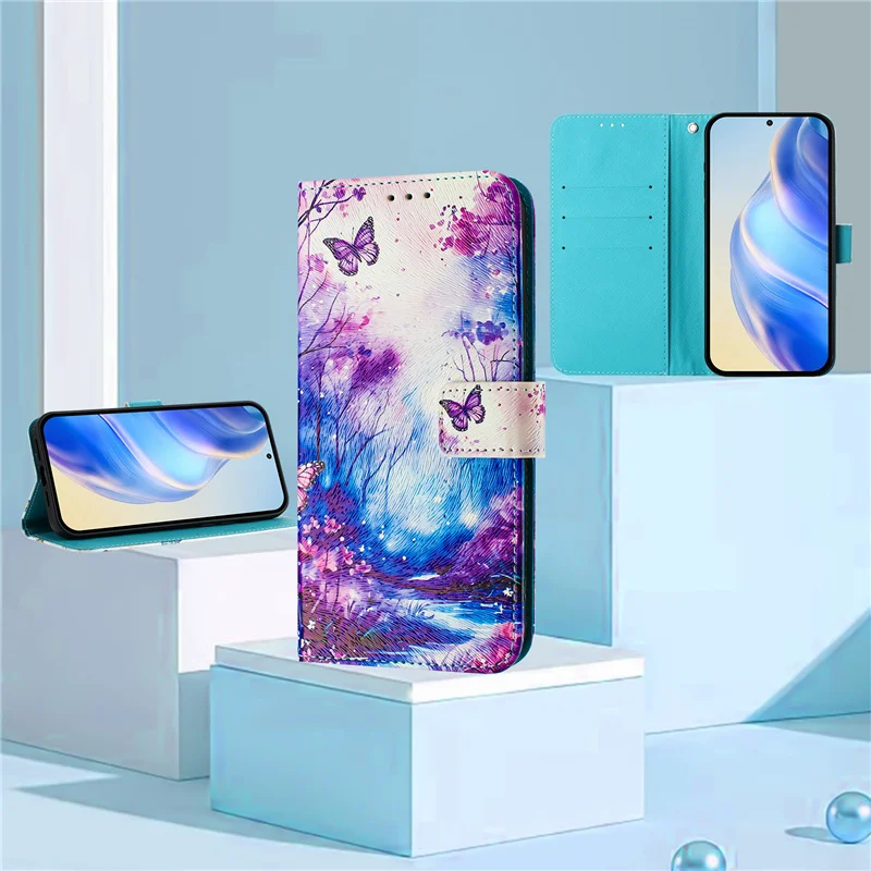 Flip Wallet Book Cover for Coque Xiaomi Redmi A5 A4 A3 Turbo 3 4 Turbo3 Note 14 Pro 5G Case Leather Protective Phone Case Fundas