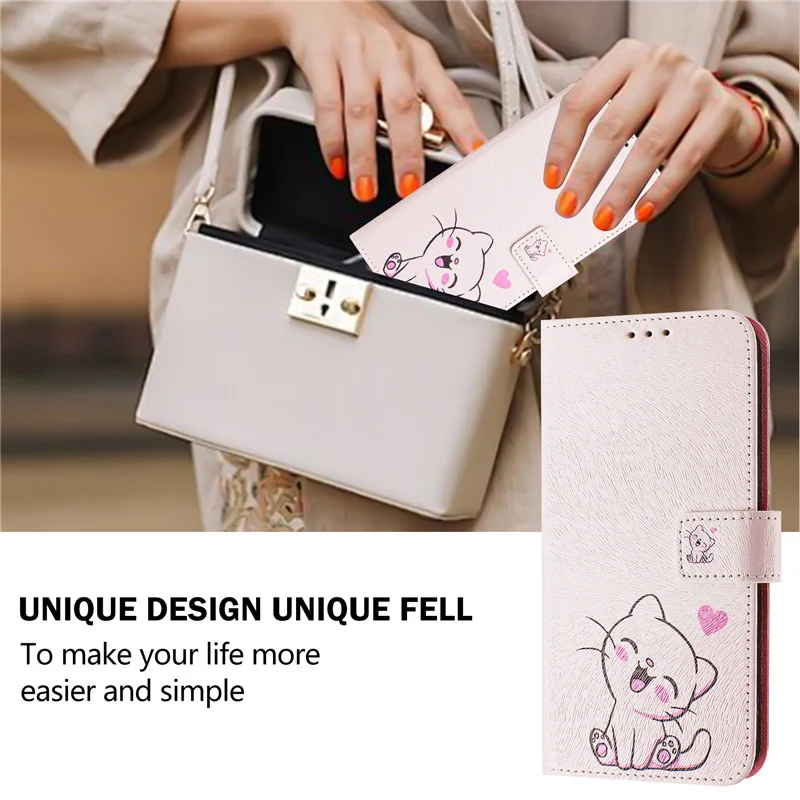 Flip Wallet Book Cover for Coque Xiaomi Redmi A5 A4 A3 Turbo 3 4 Turbo3 Note 14 Pro 5G Case Leather Protective Phone Case Fundas