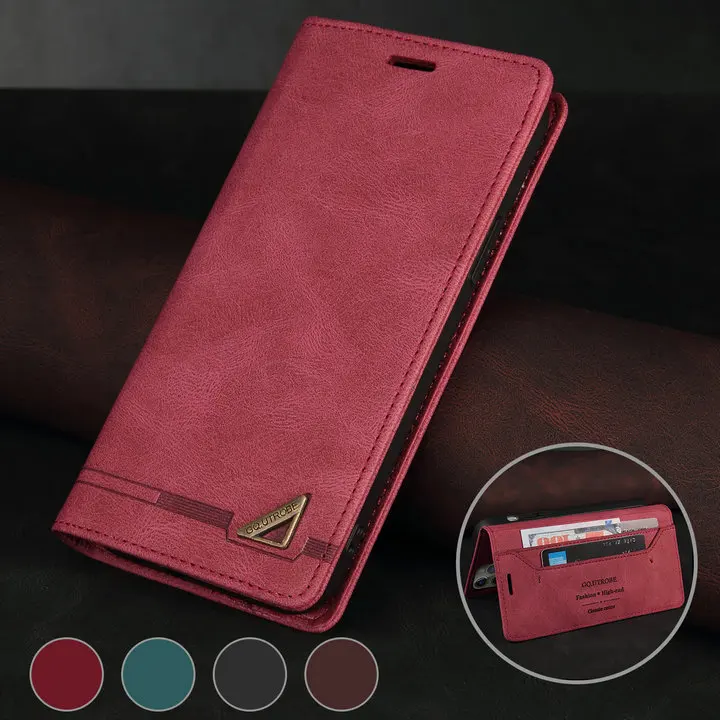 For Redmi Note 17 Pro Max 5G Luxury Case RFID Leather 360 Protect Xiaomi Redmi Note 15 14 13 Pro Plus Case Phone 13c 14c 15c 17c