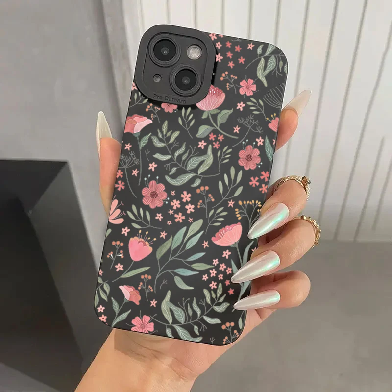 Colorful Flowers Rainbow Phone Case For Samsung Galaxy S25 S24 S23 S22 S21 Ultra Plus FE A16 A06 A26 A33 A56 A34 Silicone Cover