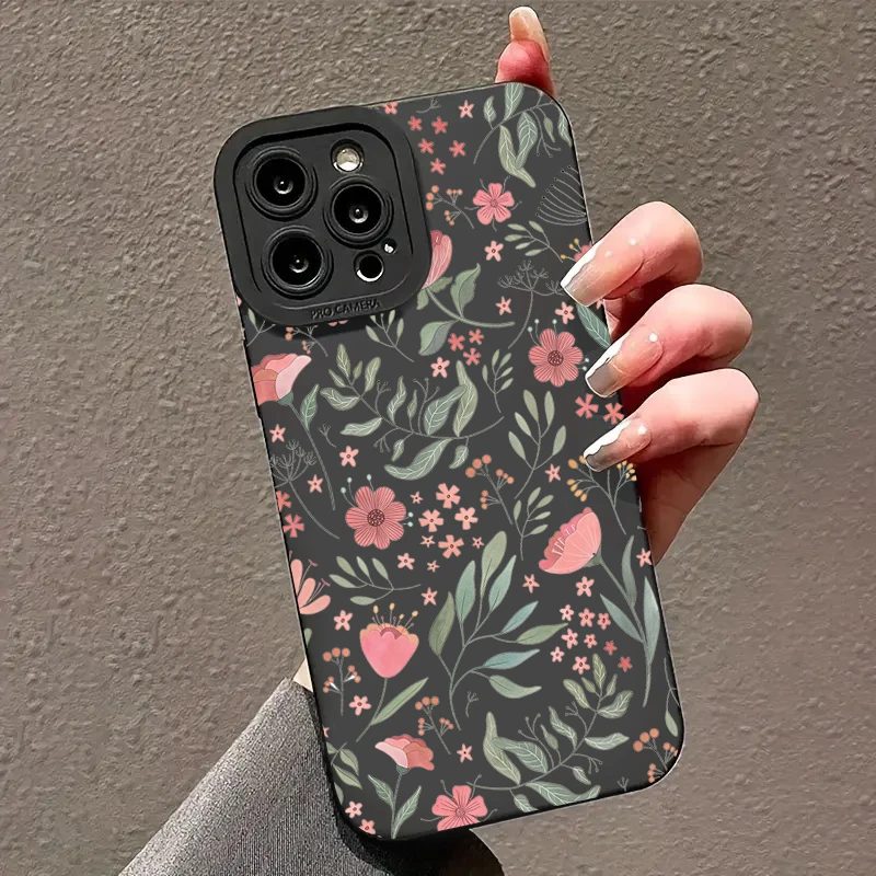 Colorful Flowers Rainbow Phone Case For Samsung Galaxy S25 S24 S23 S22 S21 Ultra Plus FE A16 A06 A26 A33 A56 A34 Silicone Cover